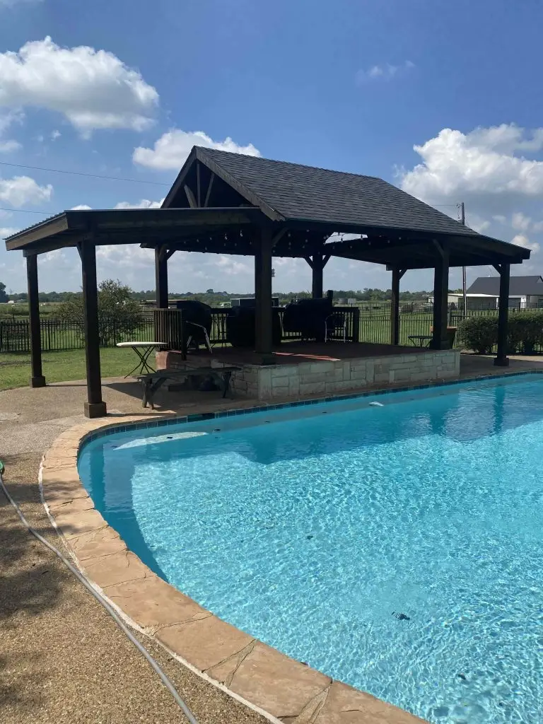 best poolside pergola builder dallas texas