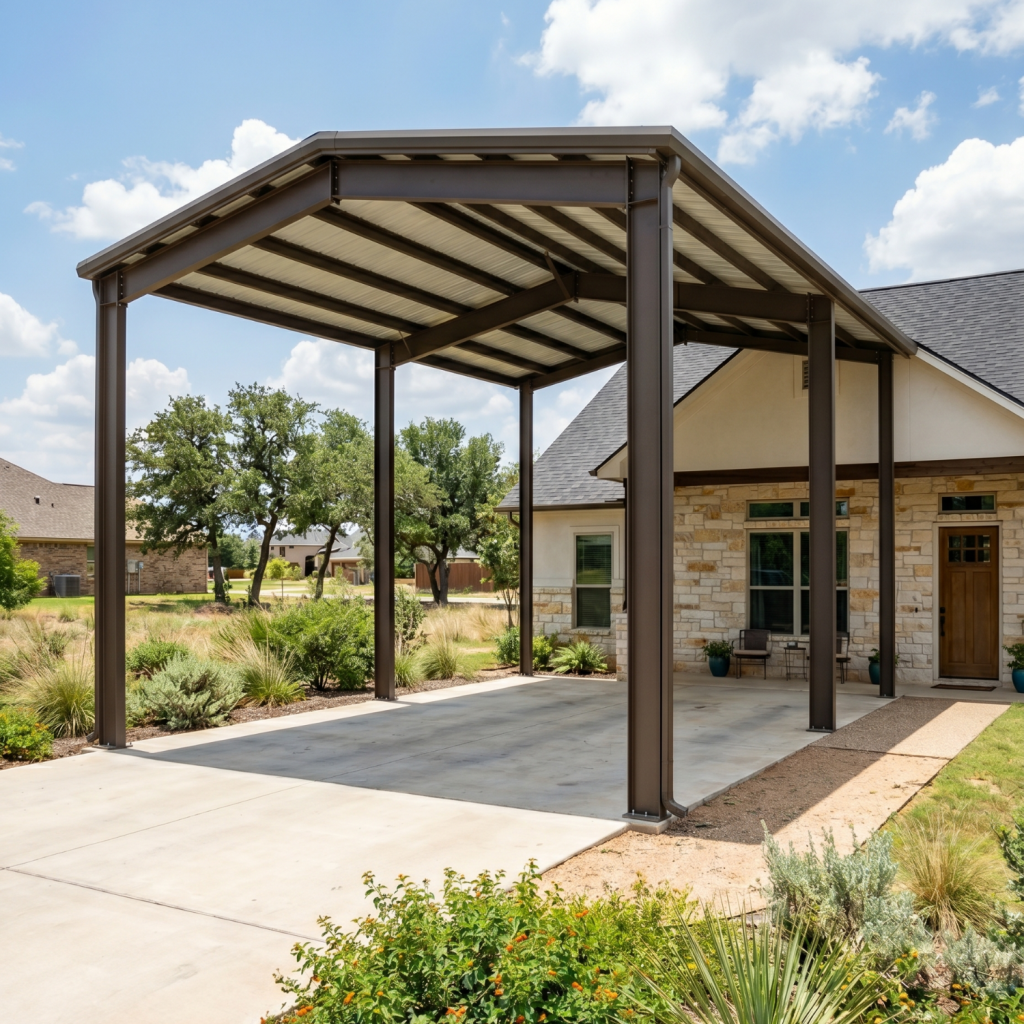 carport builder in Ellis County Texas custom metal carports